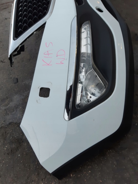 фото №6, Kia sportage iii wd бампер переднее решётка радиатора перед решётка 10-15 комплектный