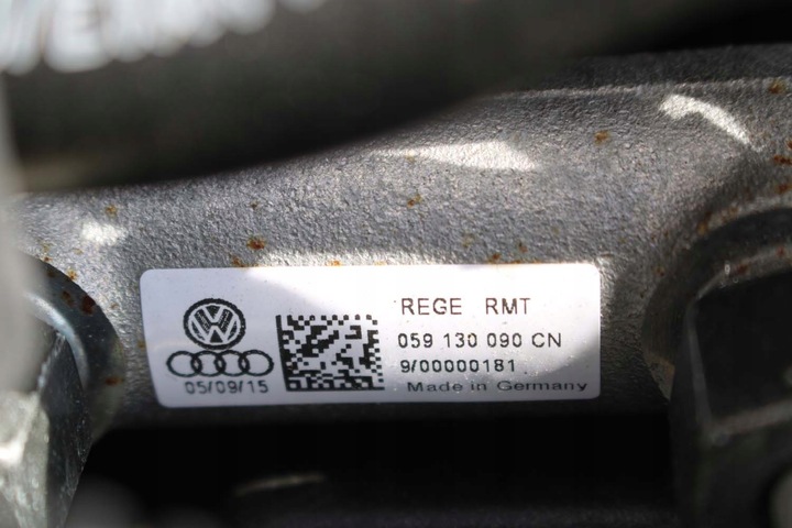 фото №7, Audi система топливный 3.0 tdi форсунки 059130277cp + планка 059130089bt 059130