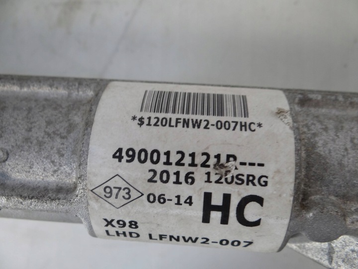 фото №11, Рулевая рейка трансмиссия рулевая renault clio iv 490012121r