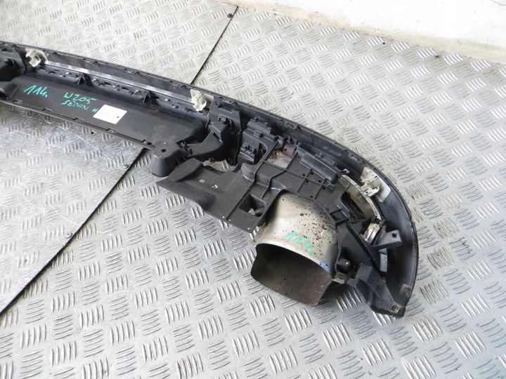 фото №8, Mercedes c-klasa w205 sedan накладка бампера зад спойлер a2058851238