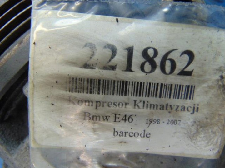 фото №6, Bmw e46 2.0b компрессор кондиционера 3r41045010