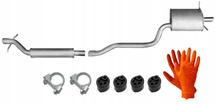 фото №1, Chrysler pacifica 3.5 v6 sohc 186kw 2004-2006 глушитель конечный