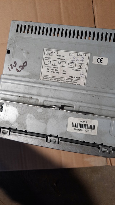 фото №3, Hyundai i20 i радіопрогравач блютуз 96100-1j212