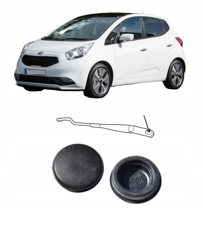 фото №1, Заглушка накладка болты подлокотник дворники do kia venga