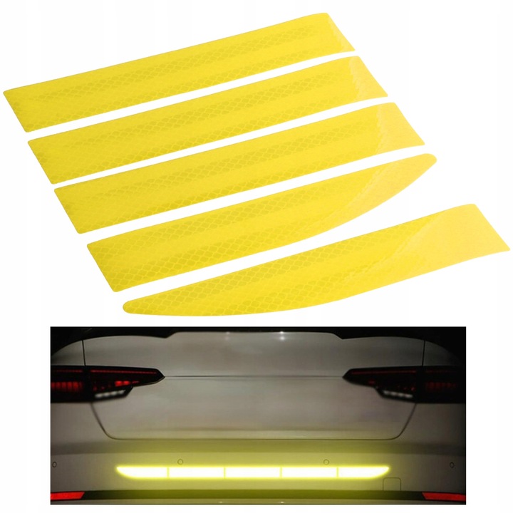 фото №1, Отражатели наклейки отражающие предупредительное бампер