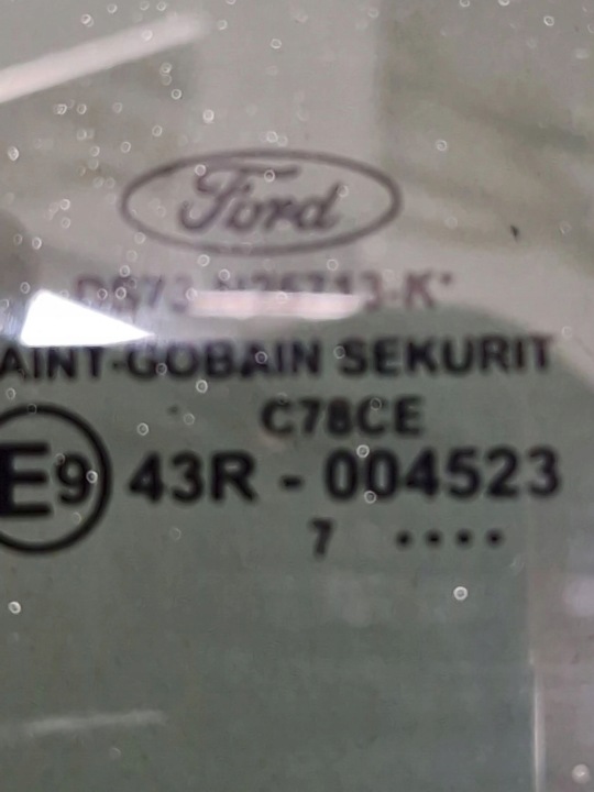 фото №6, Ford mondeo mk v 2017 зад сторона ліва скло двері задніх
