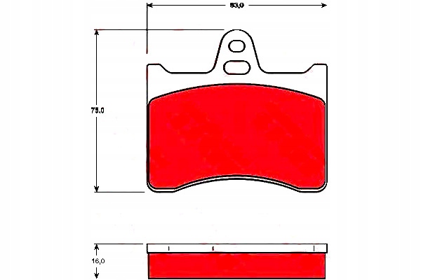 фото №12, Тормозные колодки ham. citroen t. xm
