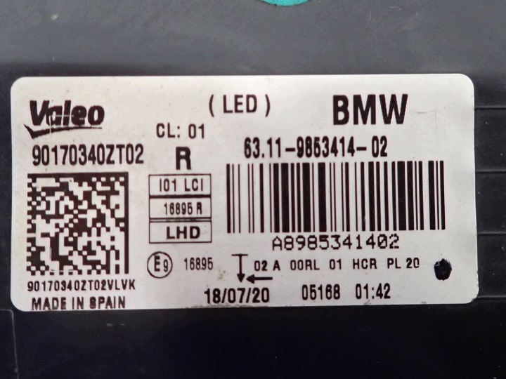 фото №13, Комплектний перед бампер капот оригінал європа bmw i3 рестайлінг 20r