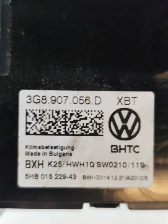 фото №9, Seat tarraco vw passat b8 arteon tiguan ii панель кондиционера сенсорный оригинал