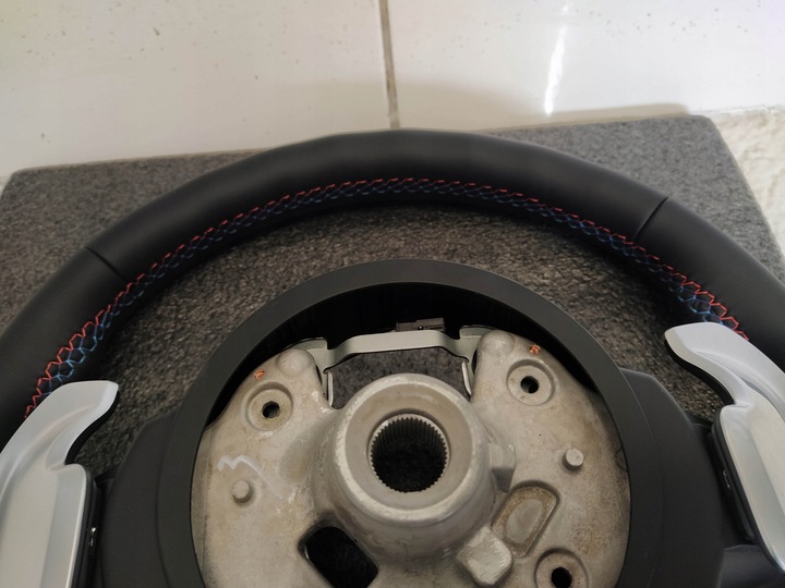 фото №14, Bmw f10 f11 f20 f30 руль многофункциональная подушка безопасности кожа лепестки новая