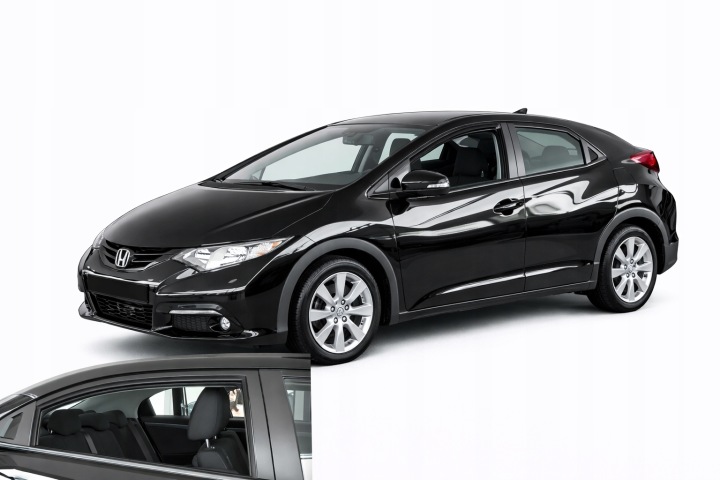 фото №15, Ветровики стекло heko защитные накладки honda civic ix 5d 2012-2016 htb 4szt.