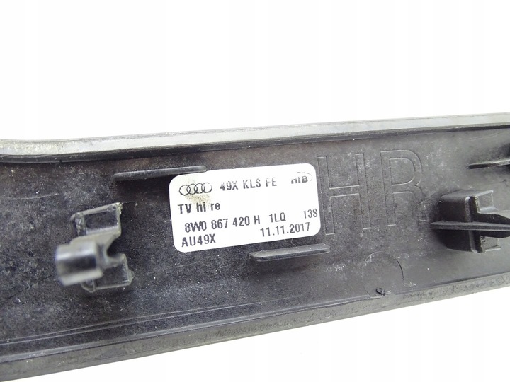 фото №8, Планка dekor дверь правые зад чёрный пианино audi a4 b9 8w0867420h