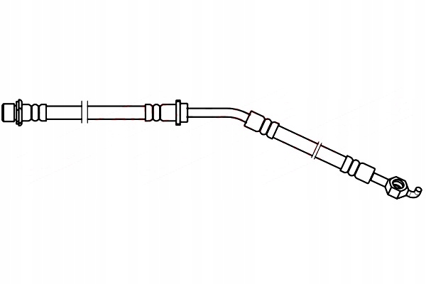 фото №2, Шланг тормозной гибкий перед p citroen c1 ii peugeot 108 toyota