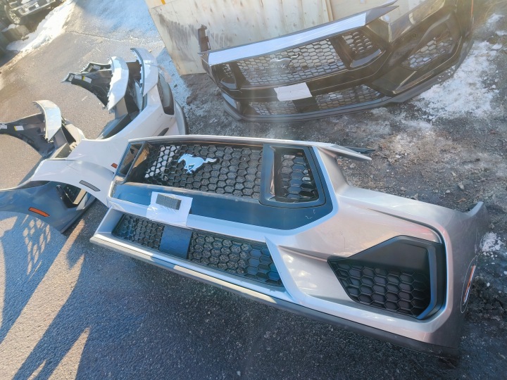 фото №10, Ford mustang 2023 2024 2025- бампер перед передний решётка радиатора решётка usa