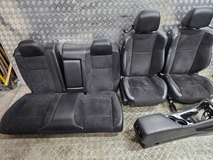 фото №1, Сиденья диван кожа обивка комплект dodge challenger 2015+ алькантара