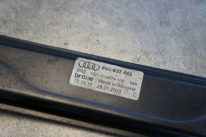 фото №6, Подъемник стекла механизм правые перед audi tt 8s tts mk3 8s0837462