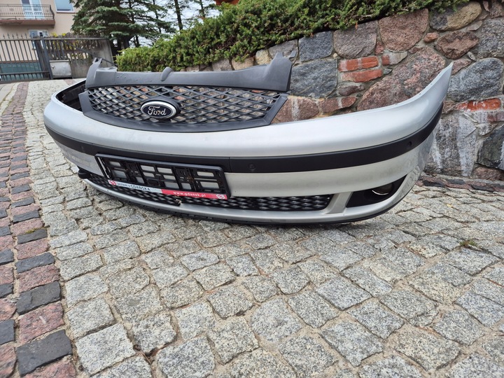 фото №12, Бампер перед переднее комплектный противотуманные фары ford galaxy mk1 рестайлинг серебряный pdc