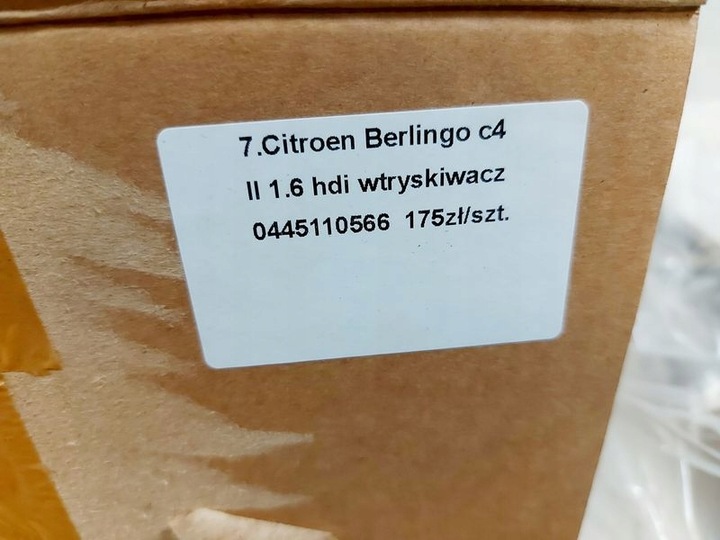 фото №8, Citroen c4 ii berlingo ii iii 1.6 hdi инжектор форсунка топлива 0445110566