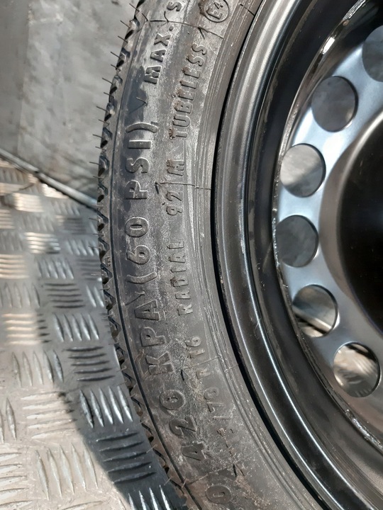 фото №7, Колесо запасне докатка opel 5x110 et41 4j continental 115/70 r16 92m
