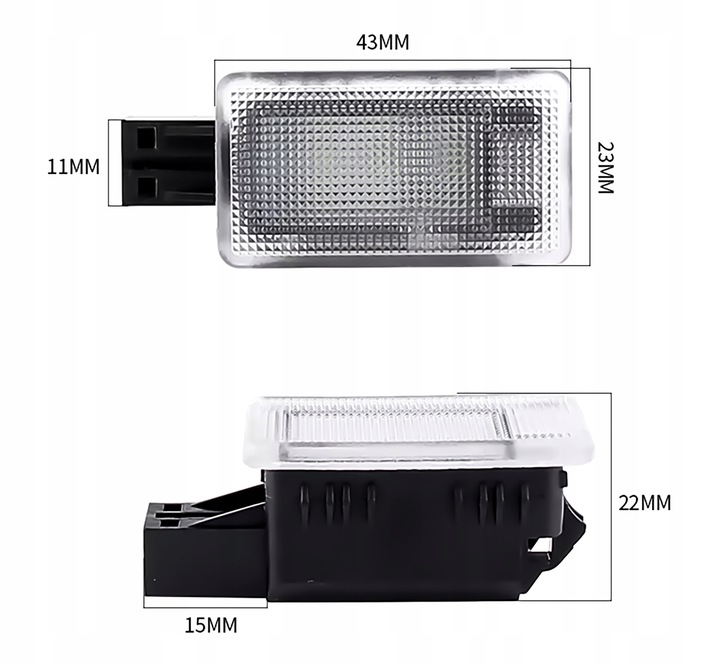 фото №10, Набор 2 лампочки led volvo подсветка s60 v60 xc60 v70 xc70 s80 v40