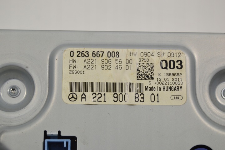 фото №8, Экран навигации дисплей mercedes w221 s класс рестайлинг 2219008301 европа