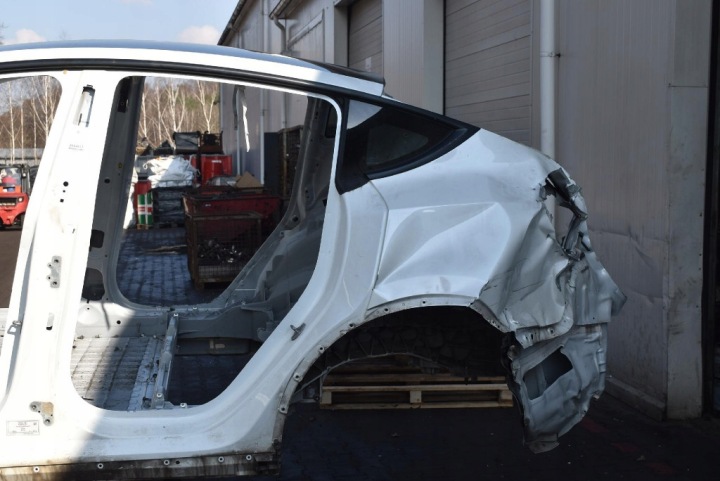 фото №6, Четверть крыло левое зад лонжерон стойка порог ppsw tesla модель y 20-