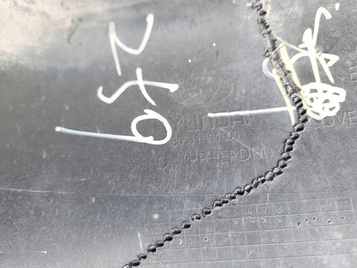 фото №15, Hyundai santa fe iv | бампер перед переднее решётка радиатора решётка рестайлинг 86511-s1500