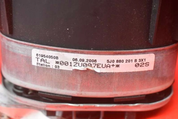 фото №5, Подушка безпеки повітряна подушка водія 5j0880201b skoda roomster 06-10