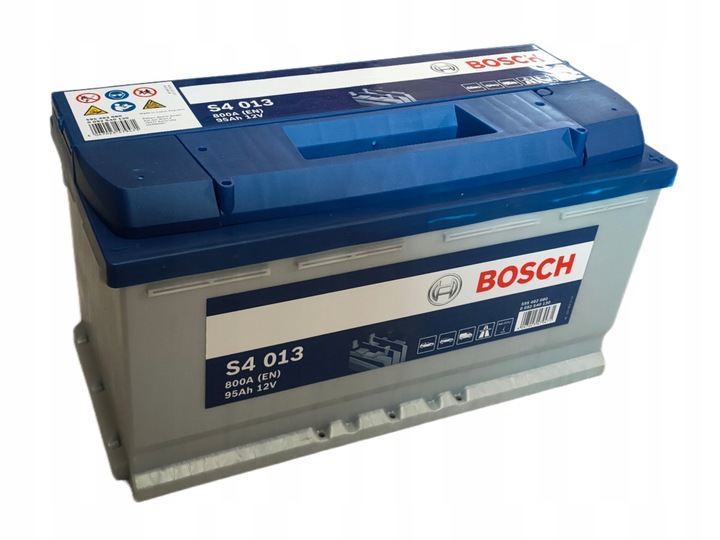 АКУМУЛЯТОР BOSCH 12V 95AH 800A +P SILVER S4 353X175X190