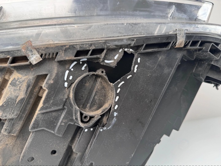 фото №9, Фара правая перед mercedes gl w166 ксенон поворотный