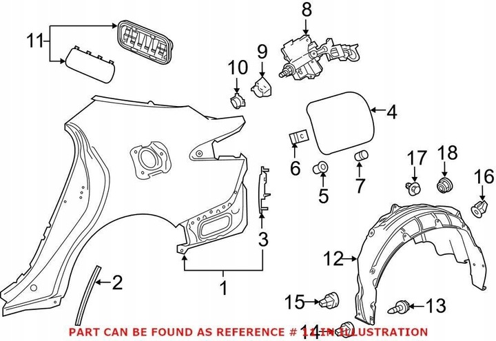 фото №6, Toyota повітропровід assembly quarter v для  avalon camry mirai tundra оригінальний