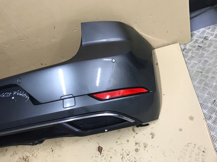 фото №8, Golf vii рестайлінг 5ge e-golf 7.5 бампер зад задній сірий lr7h