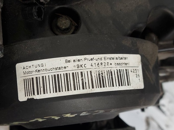 фото №10, Двигатель bkc 1.9 tdi 105km vw golf v mk5 1k1 a3 8p leon 2 toledo octavia 2