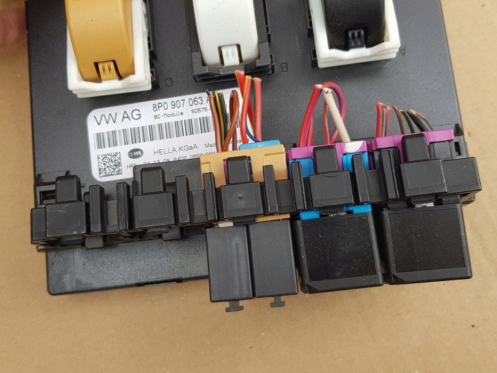 фото №8, Модуль комфорта - бортовой сетью / audi a3 8p рестайлинг - 08-13 / 8p0907063a - исправный