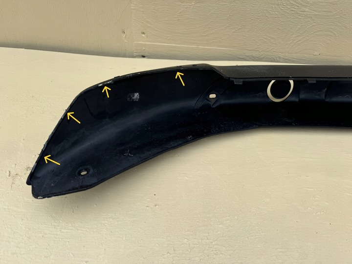 фото №11, Peugeot 3008 1 i 08-13r спойлер накладка бампера перед передняя 9686262377