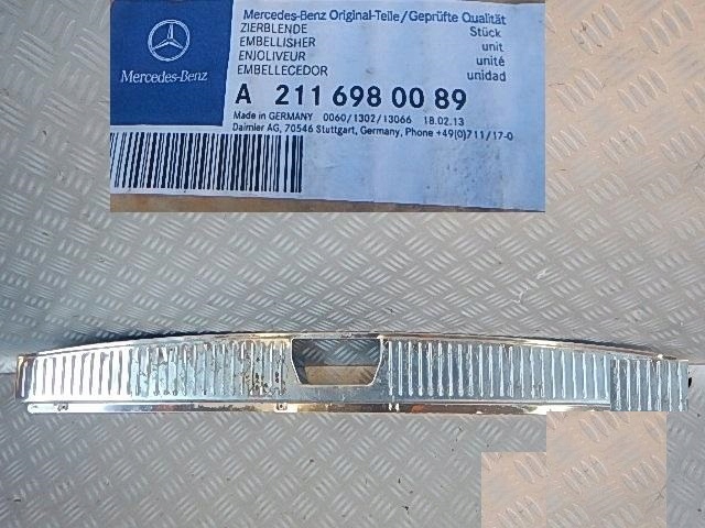 фото №1, Mercedes e клас w211 захист планка na pas задній