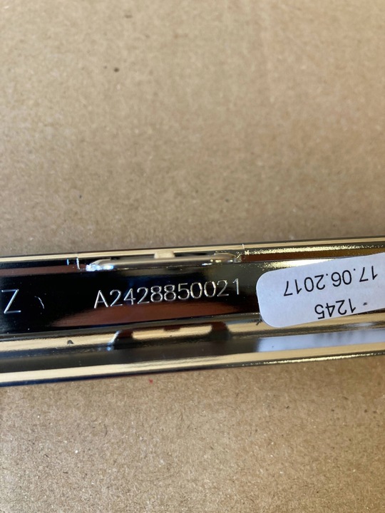 фото №12, Mercedes b класс w242 планка бампера заднего оригинал.