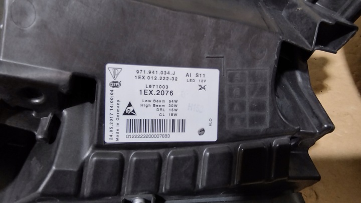 фото №9, Лампа porsche panamera 971 973 повний led ліва права комплектна 971941033 034