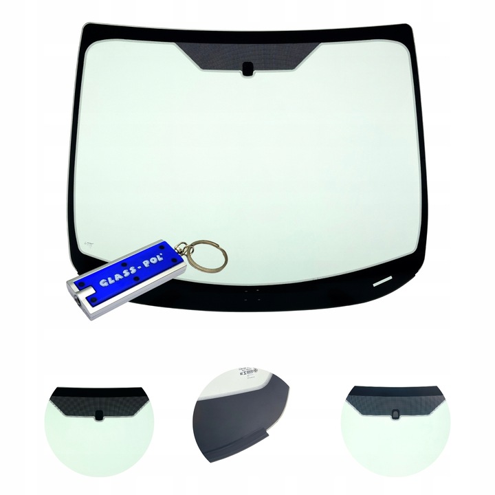 фото №1, Стекло лобовое передняя ford b-max 2012- атермичное зелёная новая