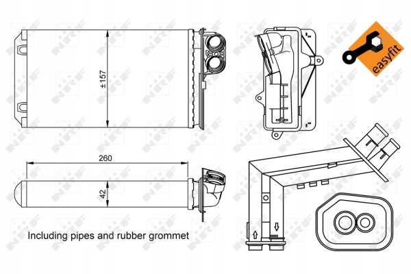 фото №15, Отопитель nrf 53216 7701205450