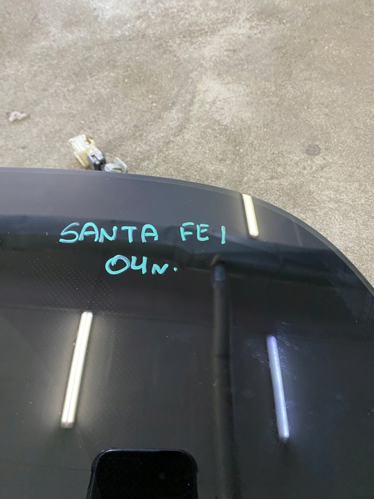 фото №3, Стекло крышки багажника hyundai santa fe i 04r.as3