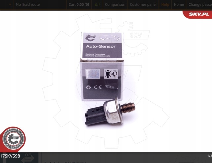 фото №2, Датчик тиску пального renault clio ii clio iii