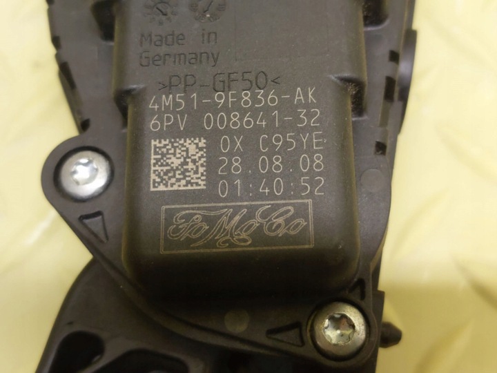 фото №6, Mazda 5 2.3 потенциометр педаль газа 4m519f836ak