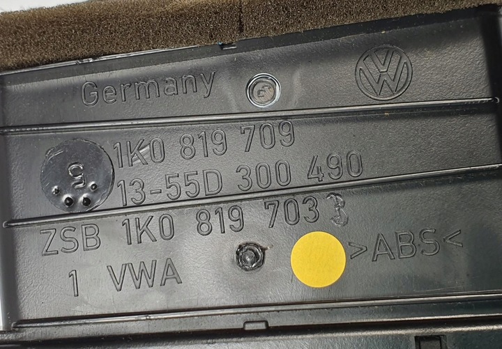 фото №6, Решітка повітропровід ліва vw golf v 1k0819709 1k0819703