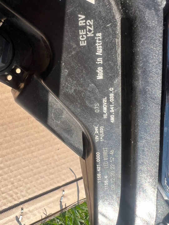 фото №15, Audi q7 4m 2019 matrix лампа левая перед рестайлинг