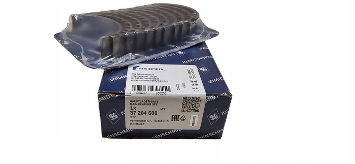 фото №1, Вкладыши главные kpl. trafic iii vivaro b talento nv300 1,6 dci 14-