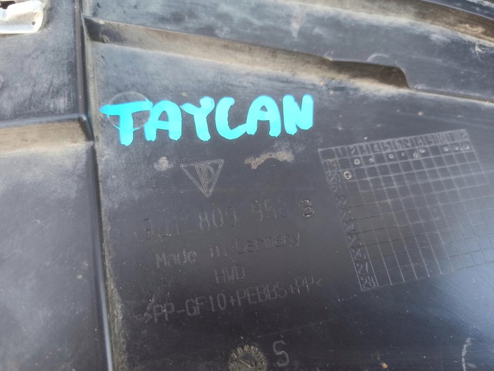 фото №6, Porsche taycan 4s подкрылок правый перед 9j1809958b