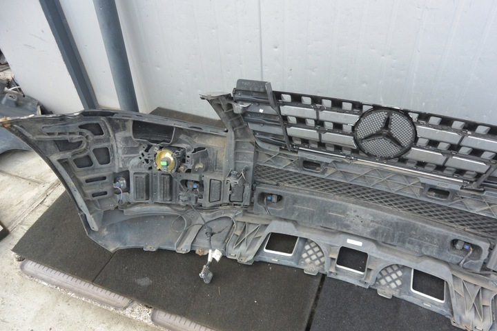 фото №16, Mercedes ml w164 бампер решітка радіатора перед 05-09 197 kpl pdc h7