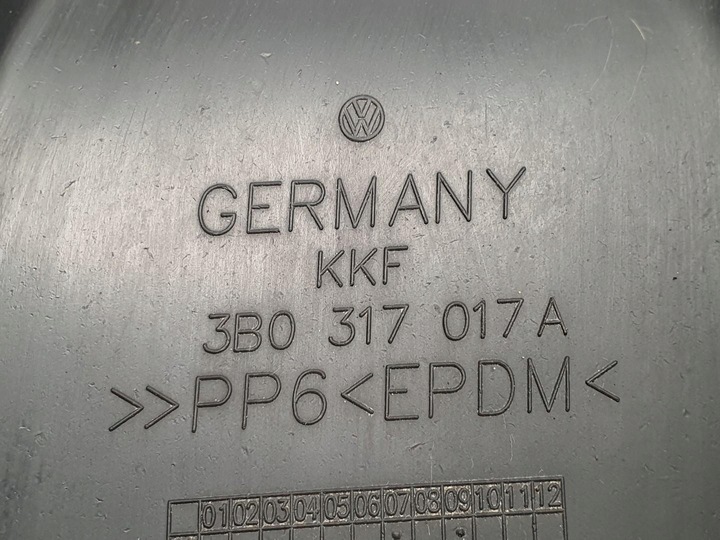 фото №5, Впуск повітропровід кермо повітря vw passat b5 w8 3b0317017a