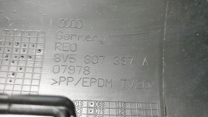 фото №9, Диффузор накладка бампера audi a3 sedan 8v5807521